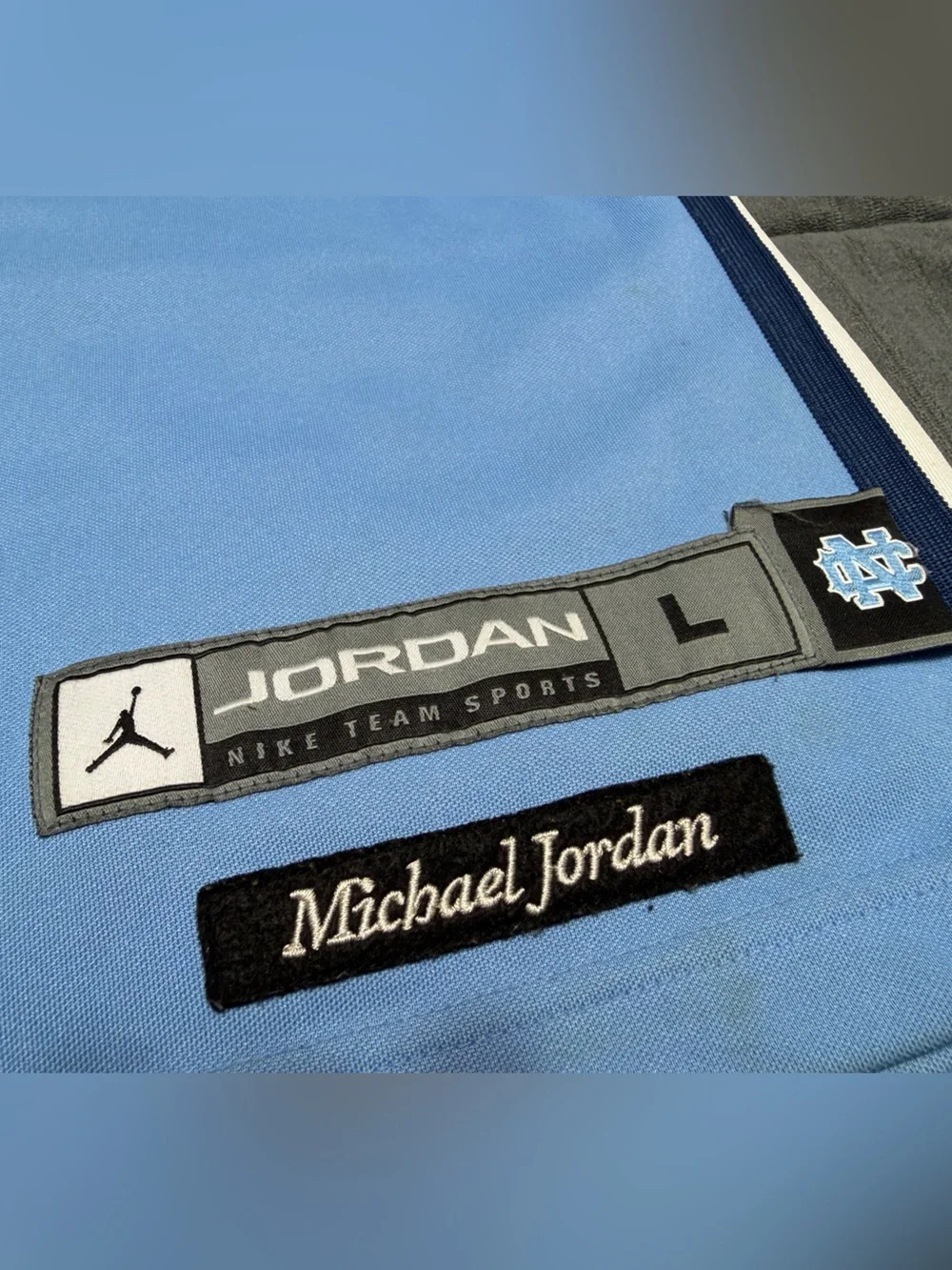 Michael Jordan UNC Nike North Carolina Tar Heels Authentic Jersey LARGE VTG Y2K